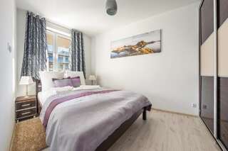 Апартаменты Apartamenty Sun&Snow Osiedle Bursztynowe Колобжег One-Bedroom Apartment - Baltycka 16A-3